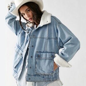 Free People Ariel Jean Jacket